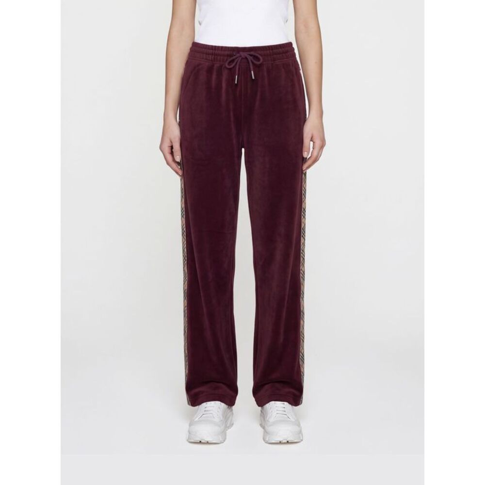 Burberry Women Burberry High-Waisted Straight-Leg Cotton Jogging Trousers